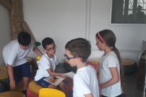 3° B na sala de leitura