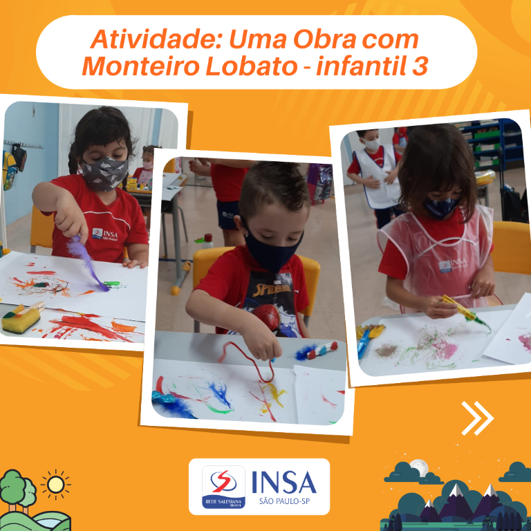 Atividade Uma Obra com Monteiro Lobato - Infantil 3
