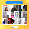 Desenhando Vitrais -  alunos do  3º ano