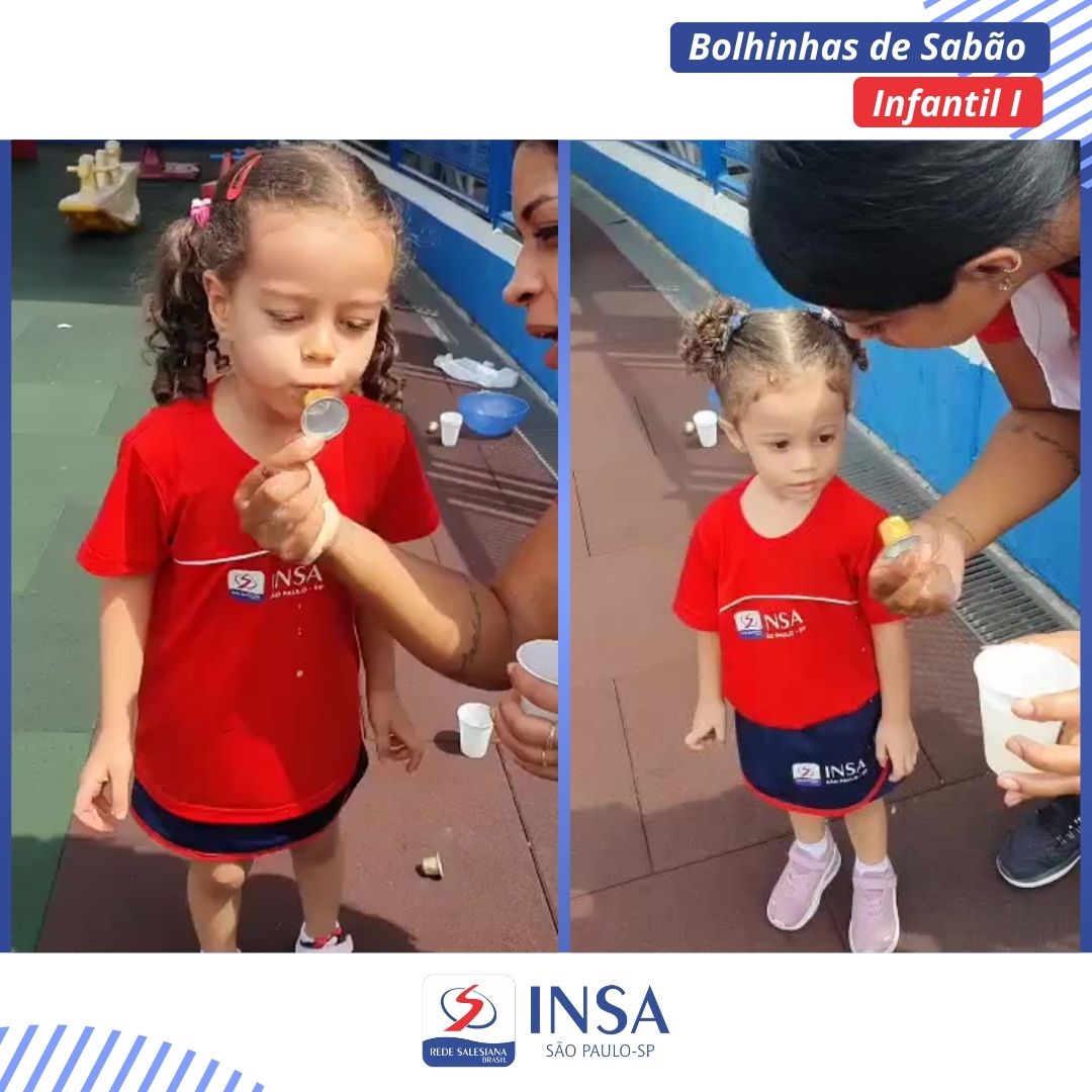 Atividade Bolhinhas de Sabão - Infantil I