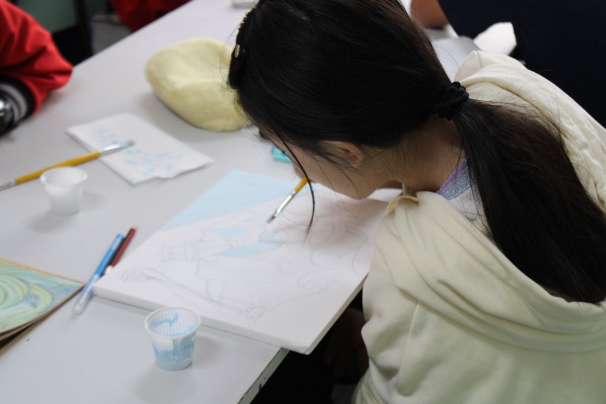 Estudantes do 6º ano se inspiram em Histórias Africanas para a atividade de Artes 